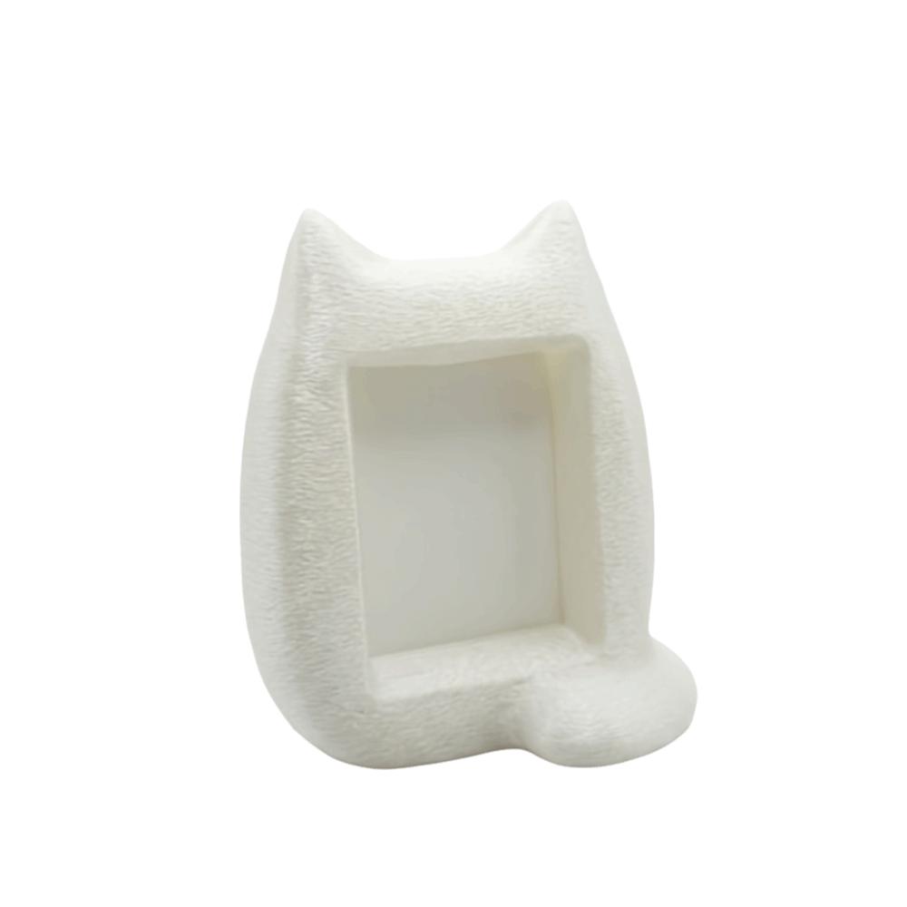 Heimdekoration Katze Fotorahmen 3D-gedruckt DIY Desktop-Ornament Album-Ornament Büro Schreibtisch