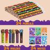 JOYIN 72 Pcs Halloween Assorted Stationery Set, 24 Packs Halloween Theme Pencils, Rulers and Notepads Party Favor Set for Kids Classroom Gift Prizes,