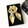 French thin small square scarf silk scarf women's spring new neck scarf temperament light luxury decorative scarf neck protection wholesale