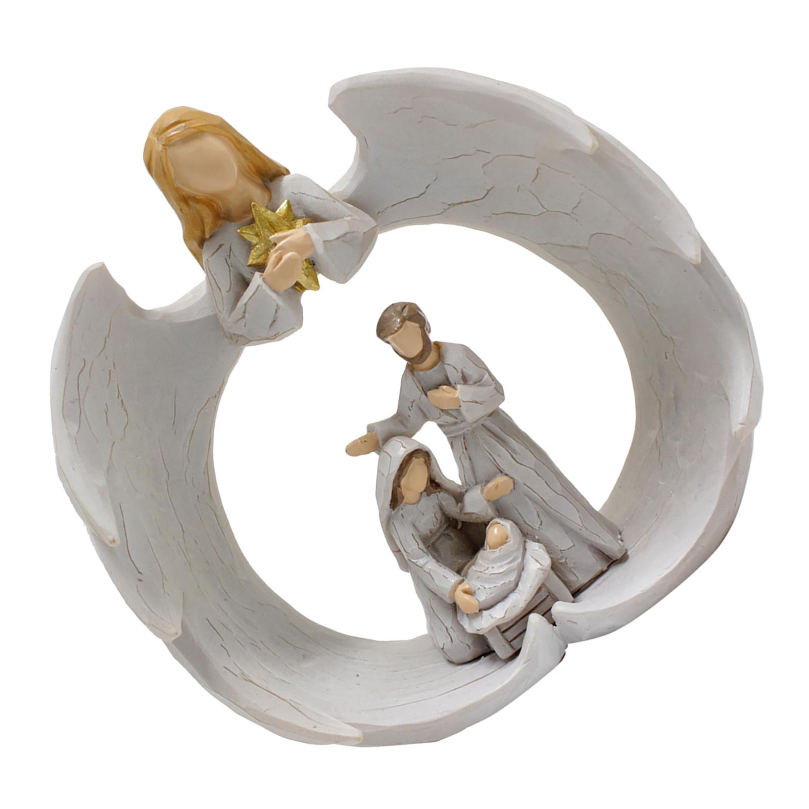 

Статуэтка молящегося ангела из синтетической смолы, декоративная фигурка крылатого ангела, домашний декор, подарок