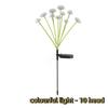 10LED Light Source Solar Jellyfish Light Silicone Material Waterproof Lawn Lamp  Yard Atmosphere