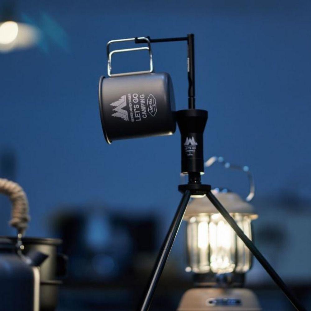 Portable Camping Aluminium Alloy Cup Foldable Handle Beer Coffee Mug  Kitchen Equipment