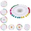 30Pcs/Set Colorful Heart Leaf Star Shawl Hijab Pins Abaya Scarf Brooches Jewelry