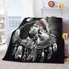 Indian Hunter Indigenous Culture Blanket Light Comfortable Flannel Blanket Quilt Bedspread Home Gift