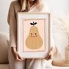 Poster for a Child Zucchini Pumpkin