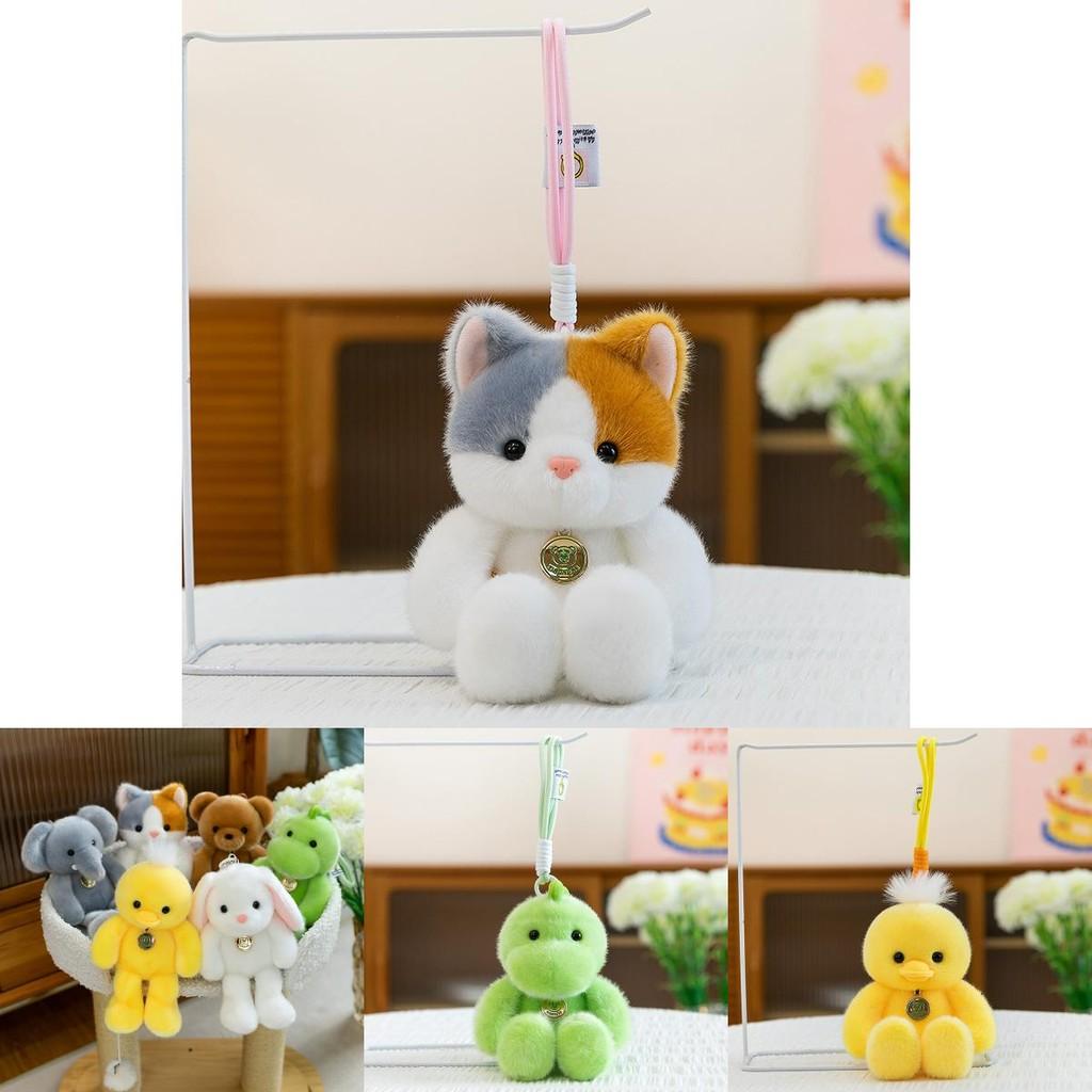 Plush Bunny Pendant Soft Toy For Kids Gift And Backpack Decoration