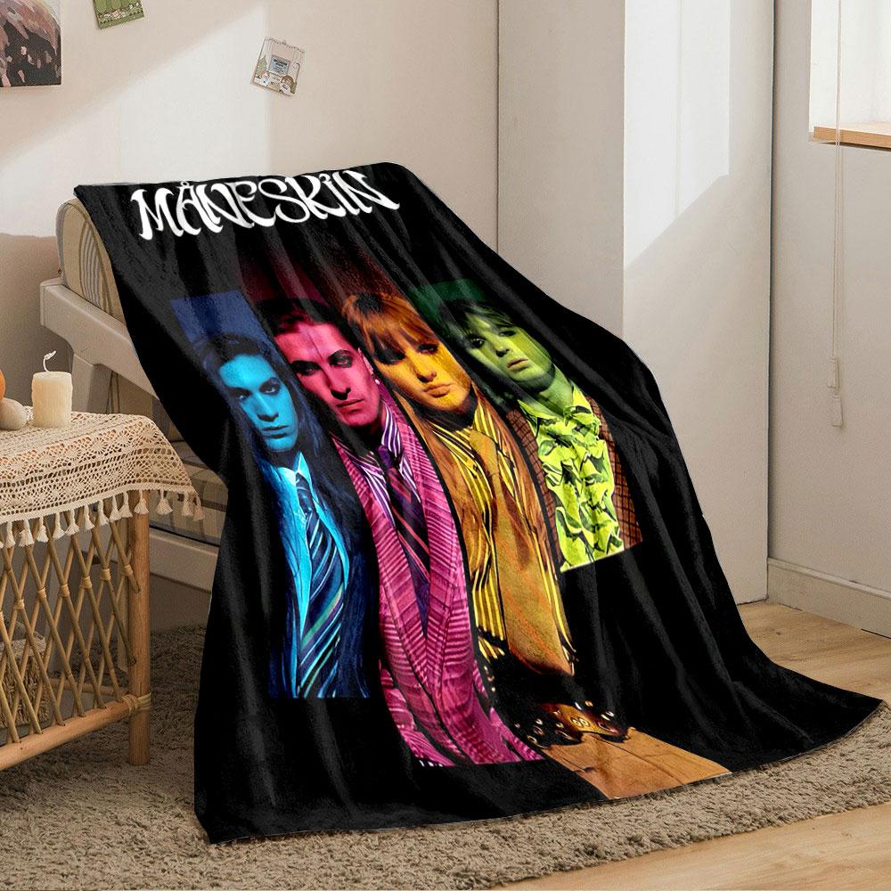Colorful Portrait Design Blanket for All Seasons Blanket Lunch Break Throw Gift
