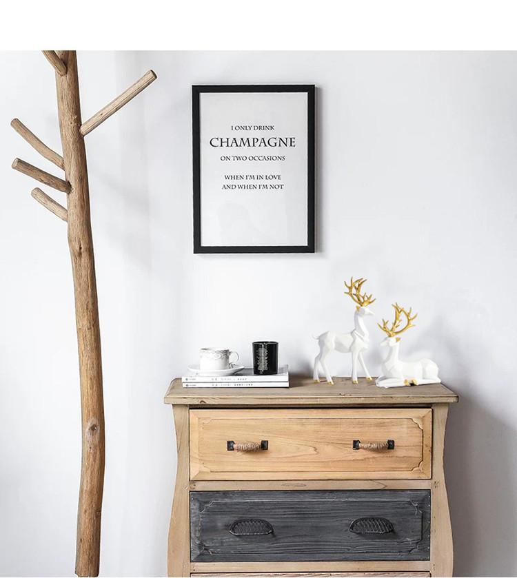 Nordic Modern Origami Elk Ornament for Living Room or Wine Cabinet - Housewarming Gift & Home Decor