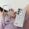 Samsung S25ultra Mobile Phone Case S24plus Full-star Glue A55 Three Dimensional Bow Soft Shell