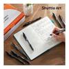 Shuttle Art Gel Ballpoint Pen Gel Pen Retractable Black 0.7mm Pack of 100 Durable Large Capacity Quick Dry Notebook Illustration Sketch Office Use