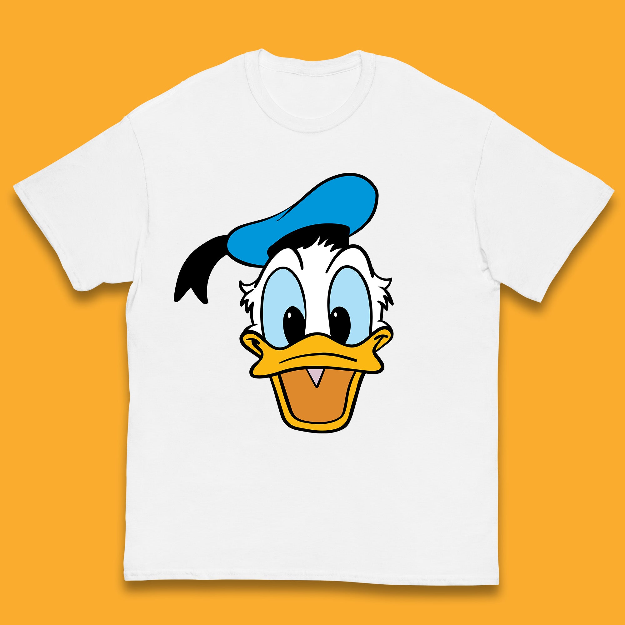 Donald Duck And Daisy Duck Face Cartoon Characters Disneyland Vacation Trip Disney World Kids T Shirt 150