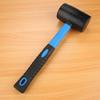 Doppelseitiges weiches und hartes blau-schwarzes Gummihammer-Installationswerkzeug
