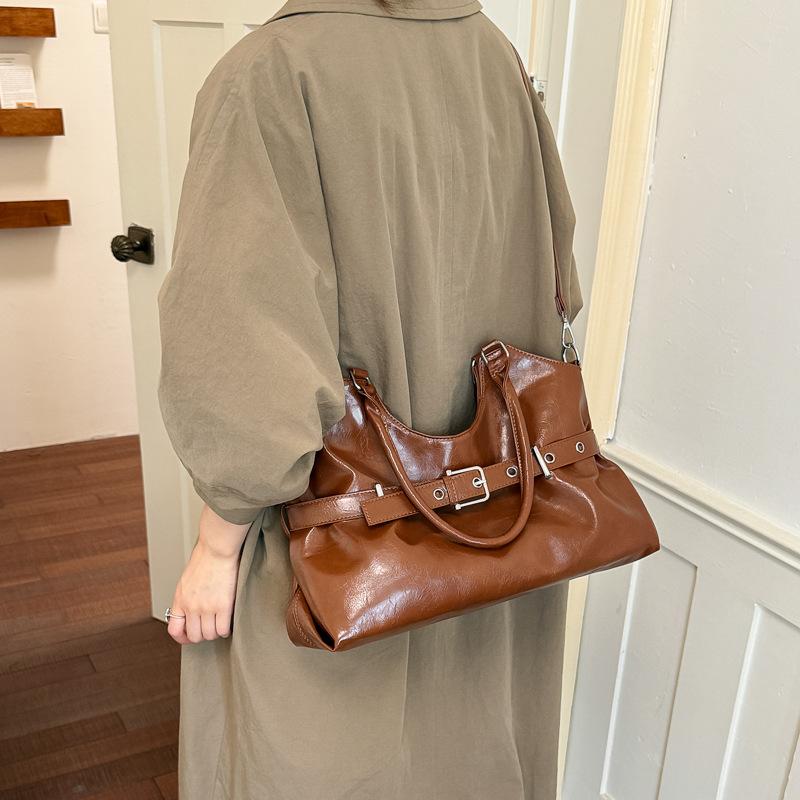 Underarm Commuter Bag - Simple Hand-held Tote Bag - Large Capacity Single-shoulder Crossbody Bag