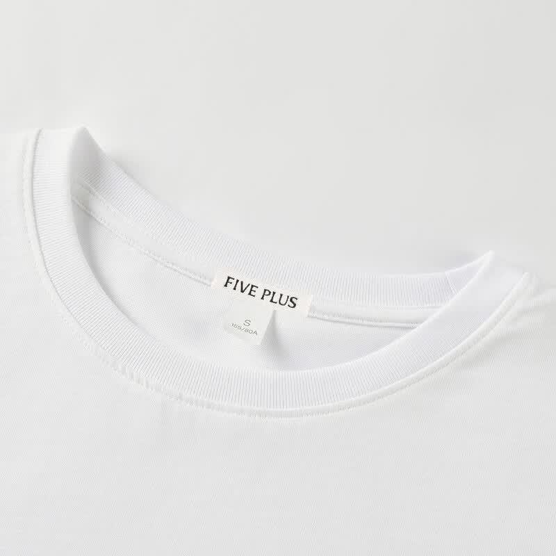 FivePlus Women's Pure Cotton Printed Round Neck T-shirt