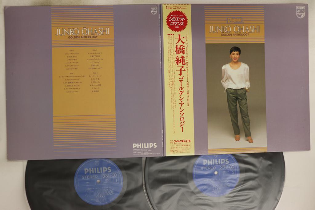 LP Record JUNKO OHASHI - Golden Anthology 20PL1314 PHILIPS 1982 Japan Obi Japanese Pop/Rock Used