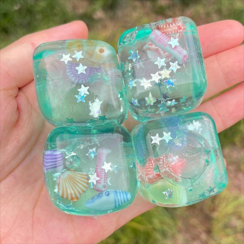 Mini Adults Squishy Ocean Blocks Stress Balls Sensory Toy Stress Anxiety Relief Fidget Toys Maltose Water Ball Gifts Bulk