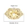 Moderní LED stropní svítidlo Křišťálové stropní svítidlo Lustr do ložnice Vnitřní osvětlení do obývacího pokoje Domácí dekorace Led Lustr