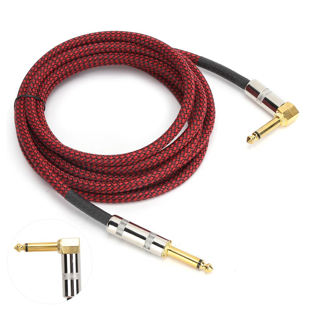 JORINDO 6.35mm O Cable 14in Electric Guitar Amp Cord Musical Instrument Part 6m  19.7ftJD6210