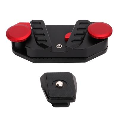 Camera Waist Buckle V Mount Design Quick Release Aluminum Alloy Camera Belt Clip for Outdoor