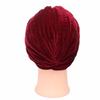 1 pezzo Moda Vogue Musulmano Fazzoletti in Velluto Dorato India Copricapo da Donna Cappello Caldo Berretto Nuovo