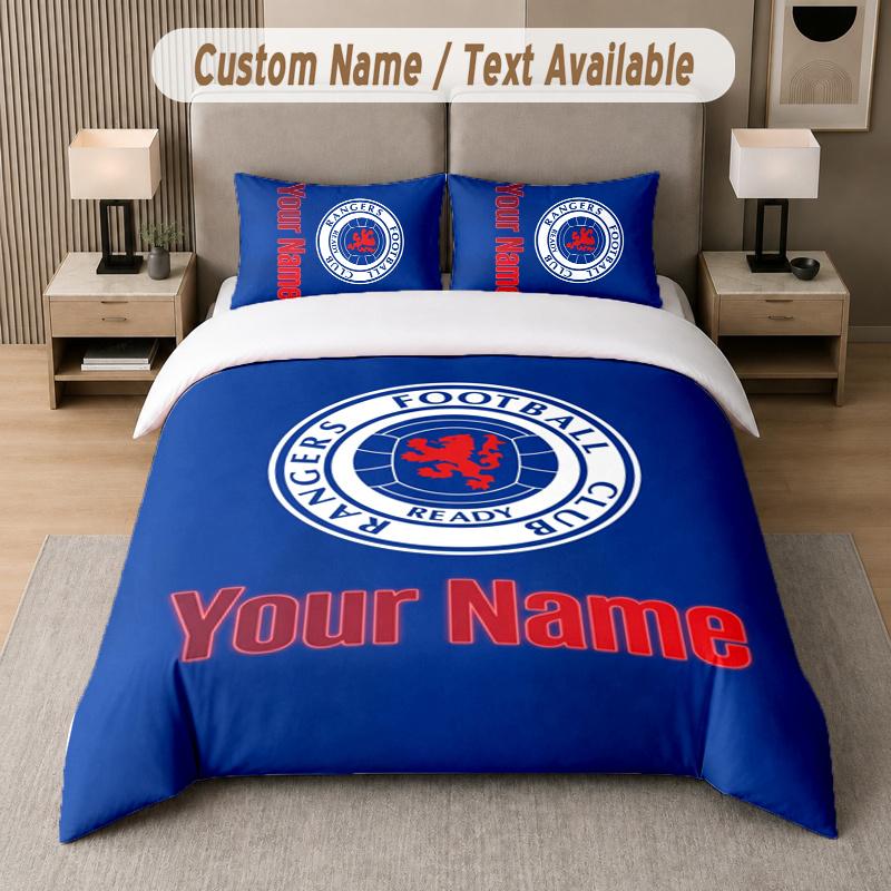 Custom Name Rangers 3Pcs Duvet Cover Set Personalized Text Bedding Pillowcases Bedroom