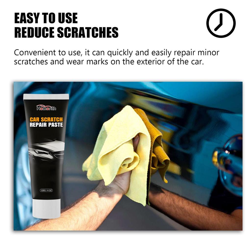 Homonth Car Body Grinding Compound  (120g+sponge)  Scratch Paint Care Auto Polishing Car Paste Polish