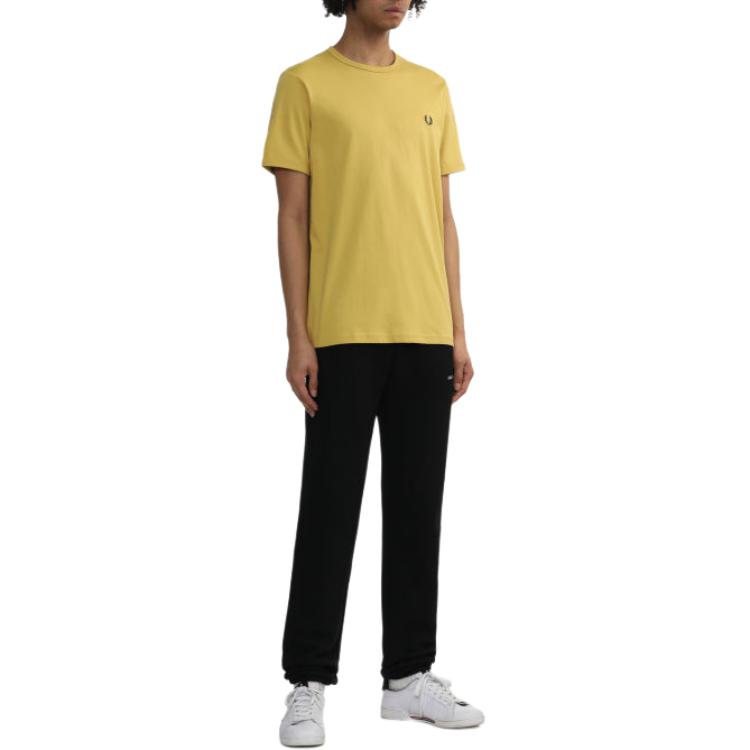 FRED PERRY T Shirt Men's Mustard Yellow M3519-YEG