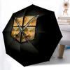 Guardians Honor: Swords United Folding Umbrella Durable Travel Three Folds Sun Umbrella Umbrella