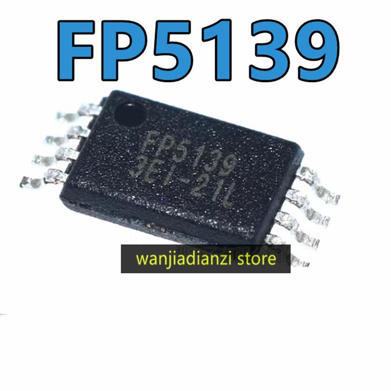 5pcs original  FP5139 FP5139BWR-LF TSSOP8 Mobile power step-up IC chip Booster chip