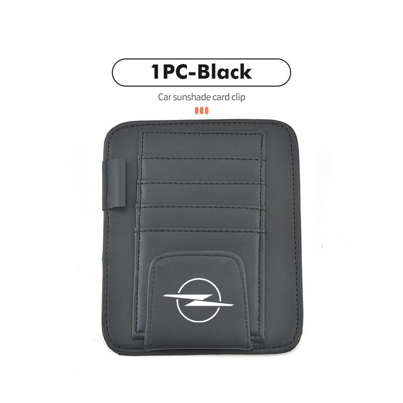 Car Sun Visor Sunglasses Clip Credit Card Pen Storage Holder For Opel Corsa Mokka Astra Cascada Adam Insignia Meriva Vectra