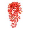 Faux Maple Leaves for Autumn Decor 5?Fork Artificial Leaf Hanging Vine, Fake Foliage Wall Autumnal Festivals Plant, Simulated Greenery Vine