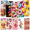 Macaron Ice Cream Cake Doughnut Phone Case For iPhone 17 Air 16 15 Plus 11 14 Pro Max 13 Mini 12 7 8 + SE Pattern Art Customized
