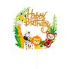 Dekoration Alles Gute zum Geburtstag Kuchen Topper Dekoration Wild One Kuchen Topper Giraffe Fuchs Tiger Kuchen Dschungel Tiere Geburtstag Party Dekoration