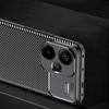 Luxus Business Case für Redmi Note 13 Pro Plus Hülle Redmi Note 13 Pro+ 5G Hülle Karbonfaser Rückseite Funda Redmi Note 13 Pro Plus