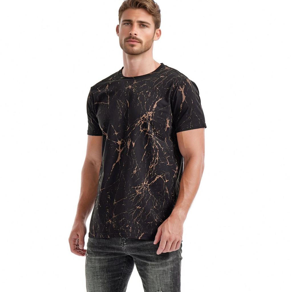Men's Short-sleeved Tie-dye Top T-shirt