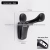 Aluminum Alloy Door Hook: Single/Double Wall, Bathroom & Kitchen Clothes Hanger