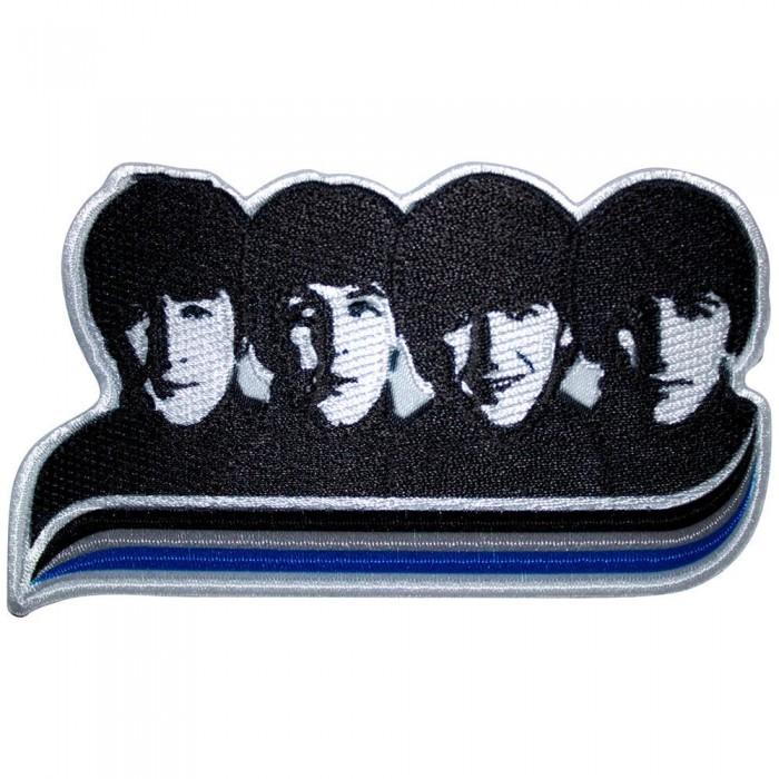 The Beatles Stripes Heads Iron On Patch