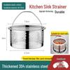 Nerezový kuchyňský dřez Košík na zeleninu
