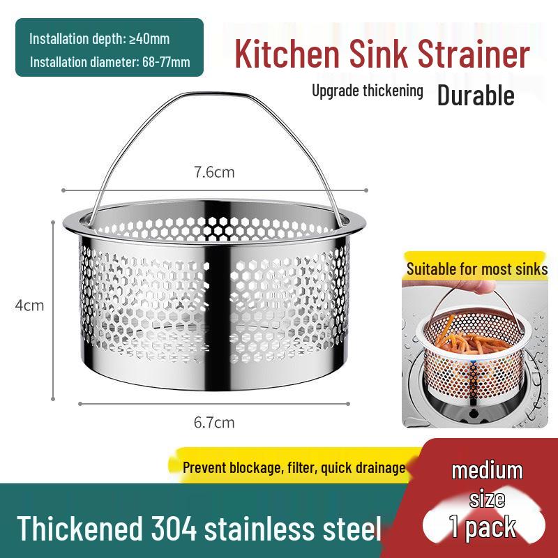 Nerezový kuchyňský dřez Košík na zeleninu