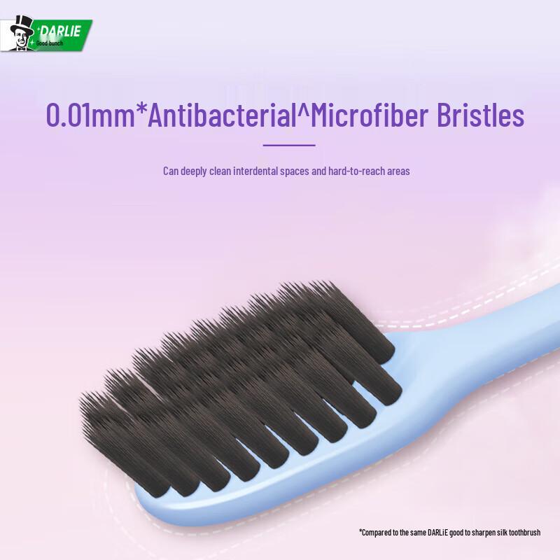 Hawley Charcoal Silky Clean Toothbrush 6-Pack