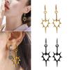 Gothic Punk Style Thorn Heart Earrings Stylish Goth Thorn Heart Earring Jewelry Beautiful Ear Rings Ear Pendant Charm