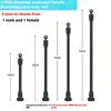 1Pcs 360 Degree Rotating Arm Flexible Adapters For Car Vent Dashboards Phone Holder 17mm Ball Mount Extension Adapter