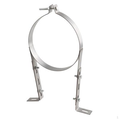 Chimney Pipe Wall Strap,Pipe Bracket Clamp Fixing Split Ring Hanger,B Vent Holder for