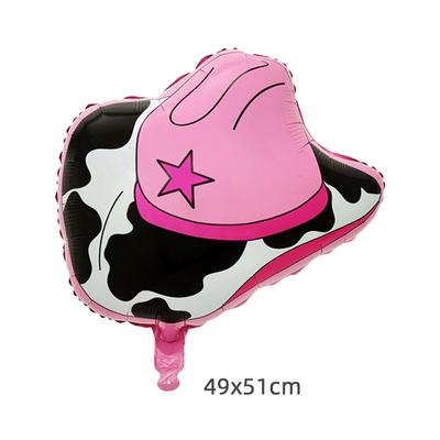 Cow Shape Aluminum Film Balloon Farm Theme Party Cartoon Balloon Children'S Toy Cow Balloon
