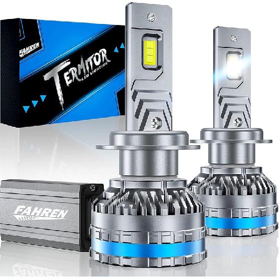 FAHREN H11 Fog Bulbs, Upgraded 120W 40000LM H8/H9 Bright Lighting Bulb, 6500K Cool White IP68 Waterproof,Quick Installation, Pack of 2