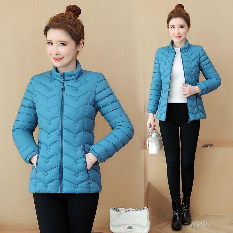 Jachetă din bumbac, scurtă, iarnă, nouă, scurtă, ușoară, subțire, jachetă din bumbac, mare, stil străin Jachetă mică din bumbac