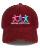 Wig Makers Social Club Cation Ball Cap - Red Wine