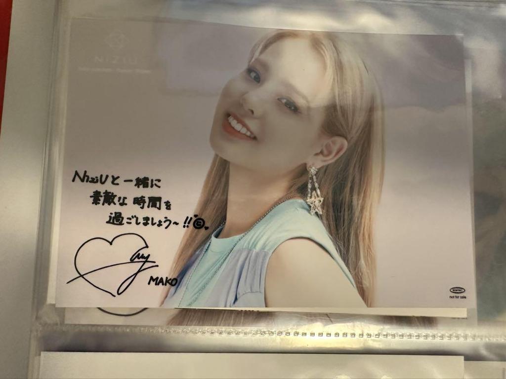 [USED] Take Apicture Signed Photo Card NiziU