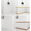 3D Foam Wall Edge Strip Stickers 230CM Self-Adhesive Waterproof Baseboard Corner Waist Line Sticker Home Decoration