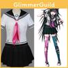 Fashionable Danganronpa Ibuki Mioda Cosplay Costume Suit With Vibrant Black And White Design